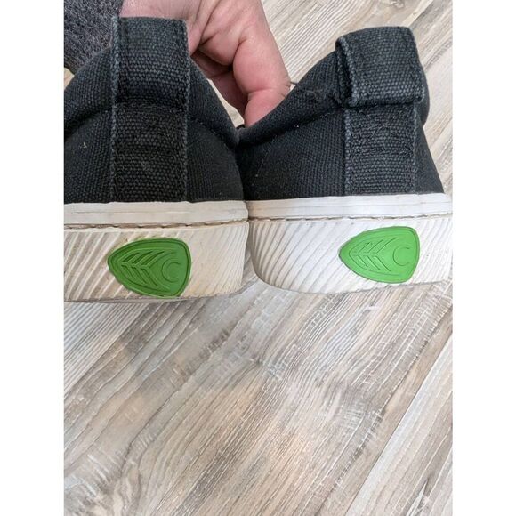 Cariuma Sneakers Unisex Wo 7/Mens 5.5 Black Canvas OCA Low Top Lace-Up Classic - Picture 6 of 9